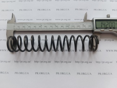 Пружина сжатия 3 х 28 х 142 (Артикул: G2032)
