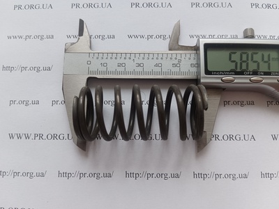 Пружина стиснення 3 х 27,5 х 58 (Артикул: G2036)