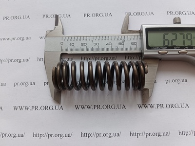 Пружина стиснення 3 х 22 х 62,5 (Артикул: G2045)