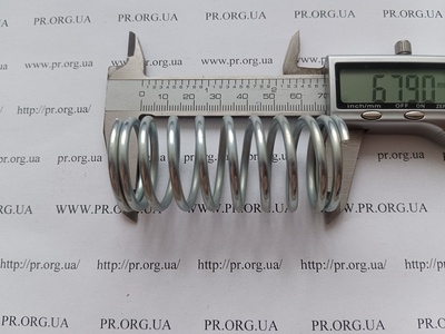 Пружина сжатия 3 х 31,5 х 68 (Артикул: G2049)