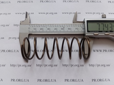 Пружина сжатия 2,2 х 29 х 77 (Артикул: G2054)