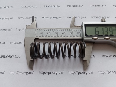 Пружина сжатия 2,2 х 20 х 61 (Артикул: G2057)