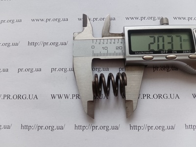Пружина стиснення 2,2 х 15,5 х 20 (Артикул: G2059)