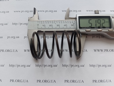 Пружина сжатия 2,5 х 33,5 х 52 (Артикул: G2062)
