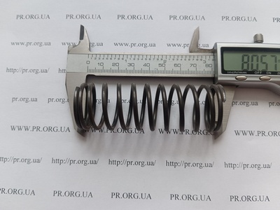 Пружина сжатия 2,5 х 28 х 80 (Артикул: G2066)