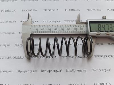 Пружина сжатия 2,5 х 28 х 84,5 (Артикул: G2067)