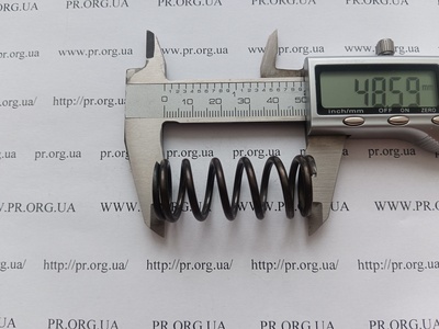Пружина сжатия 2,5 х 20,5 х 48,5 (Артикул: G2073)