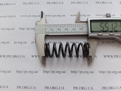 Пружина сжатия 2,5 х 19 х 55 (Артикул: G2074)