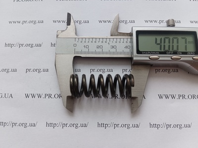 Пружина сжатия 2,5 х 16 х 40 (Артикул: G2081)