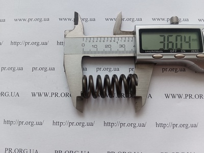 Пружина сжатия 2,5 х 16 х 36 (Артикул: G2082)