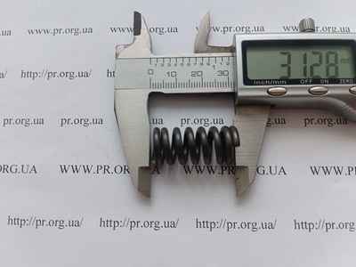 Пружина сжатия 2,5 х 14 х 31 (Артикул: G2085)