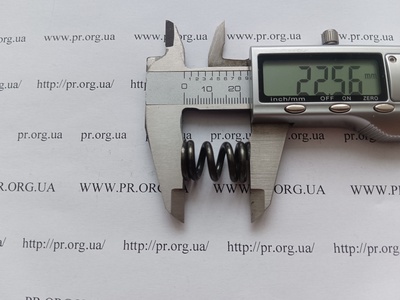 Пружина сжатия 2,5 х 13,8 х 22,5 (Артикул: G2086)