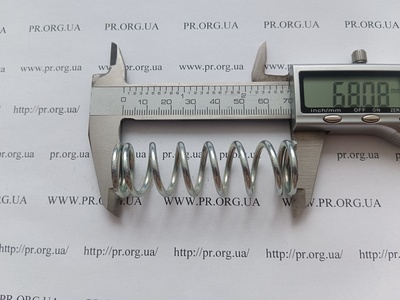 Пружина стиснення 2,5 х 21,3 х 68 (Артикул: G2089)