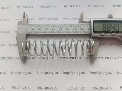 Пружина стиснення 2 х 22 х 88 (Артикул: G2092)