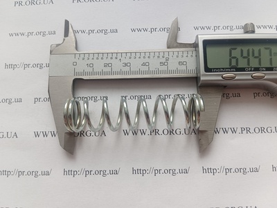 Пружина сжатия 2 х 18 х 64 (Артикул: G2096)