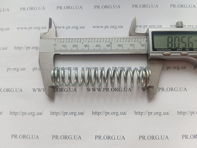 Пружина стиснення 2 х 16,2 х 80,5 (Артикул: G2101)