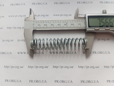 Пружина сжатия 2 х 16,4 х 75,5 (Артикул: G2102)