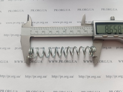 Пружина стиснення 2 х 15 х 86,5 (Артикул: G2103)