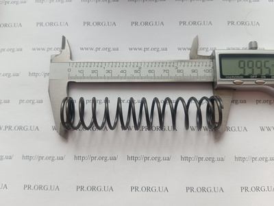 Пружина стиснення 2 х 21,5 х 100 (Артикул: G2115)