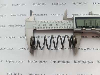 Пружина сжатия 2 х 21,8 х 63 (Артикул: G2116)