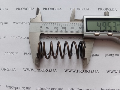 Пружина сжатия 2 х 20 х 49 (Артикул: G2123)