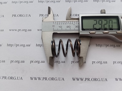 Пружина сжатия 2 х 20,2 х 29 (Артикул: G2126)