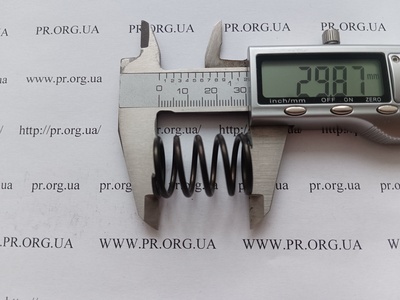 Пружина сжатия 2 х 19,8 х 29,5 (Артикул: G2129)