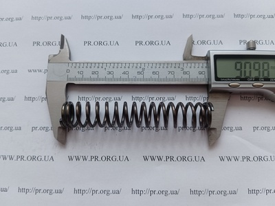 Пружина сжатия 2 х 16,5 х 91 (Артикул: G2136)
