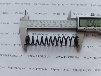 Пружина сжатия 2 х 16,5 х 85,5 (Артикул: G2137)