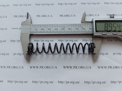 Пружина стиснення 2 х 15,5 х 89,5 (Артикул: G2142)