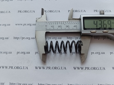 Пружина сжатия 2 х 15,5 х 43,5 (Артикул: G2143)