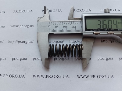 Пружина сжатия 2 х 13,8 х 36 (Артикул: G2146)