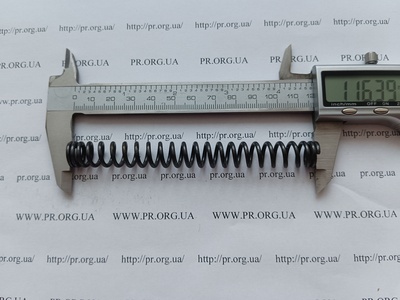 Пружина стиснення 2 х 12,8 х 116 (Артикул: G2148)