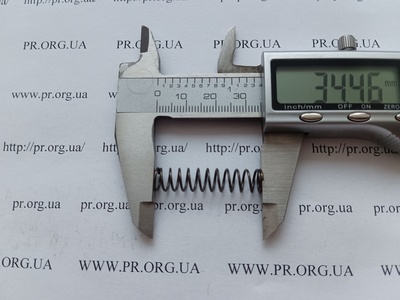 Пружина сжатия 0,8 х 7,8 х 34 (Артикул: G2150)