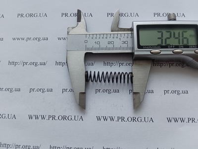 Пружина сжатия 0,8 х 8 х 32 (Артикул: G2152)