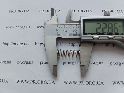 Пружина сжатия 0,8 х 8,2 х 22,5 (Артикул: G2155)