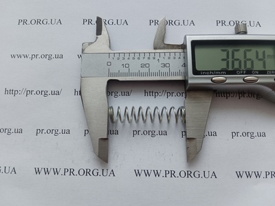 Пружина сжатия 0,8 х 8,2 х 36,5 (Артикул: G2156)