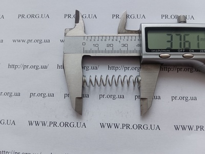 Пружина сжатия 0,8 х 8 х 37 (Артикул: G2157)