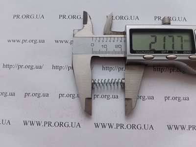Пружина сжатия 0,8 х 6,2 х 21 (Артикул: G2160)