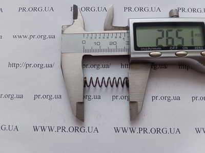 Пружина сжатия 0,7 х 6,4 х 26,5 (Артикул: G2164)