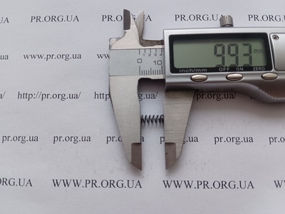 Пружина стиснення 0,6 х 4 х 10 (Артикул: G2165)