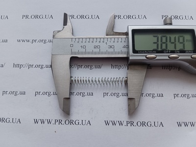 Пружина стиснення 0,5 х 5,5 х 38 (Артикул: G2173)