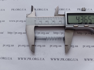 Пружина стиснення 0,5 х 5,8 х 43 (Артикул: G2176)
