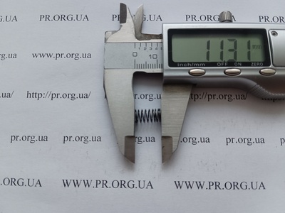 Пружина стиснення 0,5 х 6 х 11 (Артикул: G2179)
