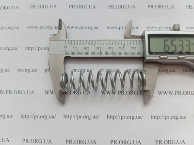 Пружина сжатия 1,8 х 16,8 х 65 (Артикул: G2190)
