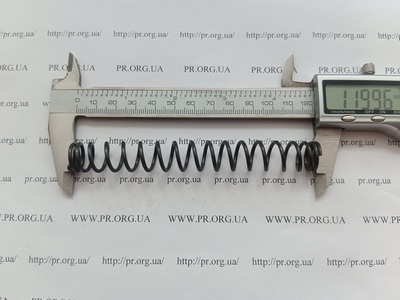 Пружина сжатия 1,8 х 15 х 120 (Артикул: G2195)