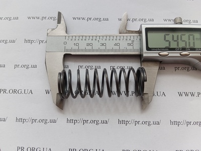 Пружина стиснення 1,6 х 19,8 х 54 (Артикул: G2203)