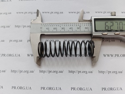Пружина сжатия 1,6 х 19,2 х 62,5 (Артикул: G2205)