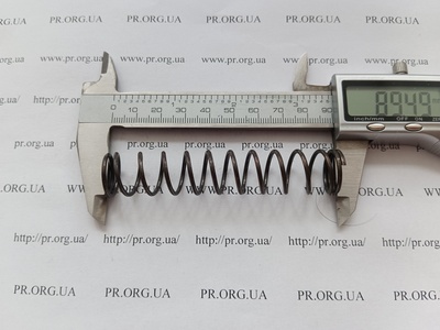 Пружина сжатия 1,6 х 17,2 х 89,5 (Артикул: G2207)