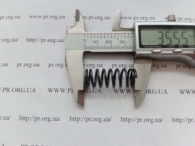Пружина сжатия 1,6 х 13,5 х 35,5 (Артикул: G2211)